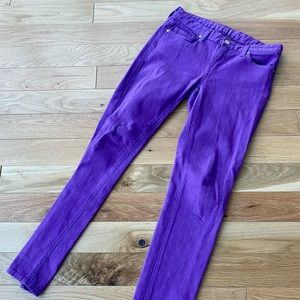 Kate spade purple jeans